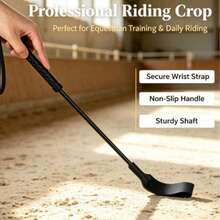 1pc Equestrian Training Whip, Horse Riding Whip With Non-Slip Handle, Lightweight And Durable Horse Riding Equipment, Suitable For Equestrian Training, Horse Riding Sports And Daily Horse Training - Multicolor - View 5