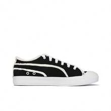 PUMA Capri Raw Cut Retro Versatile Low-Top Sneakers Unisex Black & White, - Black - View 2