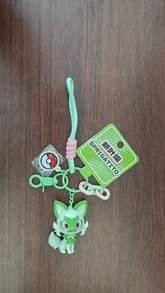 MINISO Pokémon Sprigatito Character Keychain With Green Strap And Poké Ball Pendant, Suitable For Handbags, Backpacks, Keys, Birthday And Christmas Gifts - Style 1 - View 4