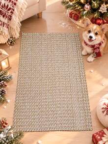 1 pieza Alfombra tejida marrón, Alfombra bohemia, Alfombra suave para dormitorio, comedor y sala de estar, Alfombra decorativa, Decoración de dormitorio, Alfombra pequeña, Alfombra, Decoración del hogar, Alfombra de sala de estar, Alfombra pequeña de sala de estar, Alfombra de dormitorio, Decoración del hogar de sala de estar, Alfombra de exterior, Alfombra lavable - Multicolor - Ver 9