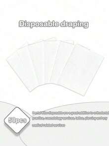 Disposable Pink/Blue Nail Table Mat, Three-Layer Waterproof Foldable Cleaning Pad, Tablecloth, Nail Napkin, Multi-Functional Beauty Tattoo Dental Cleaning Cloth, Waterproof Tablecloth, Nail Tools - Multicolor - View 18