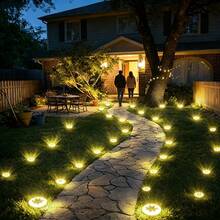 2pcs Solar Powered Spherical Ground Stake Landscape Lights, Available In Warm White, Cool White, And Colorful Options, Each Light Is A Fixed Solid Color, No Light Mode Switching. Solar Energy Absorbs Sunlight During The Day And Automatically Lights Up At Night, Spherical Translucent Shell With Ground Stake, No Wiring Required, Directly Insert Into Soil For Quick Installation. Weather-Resistant, Suitable For Long-Term Outdoor Placement. - Solar Ground Lights - View 5
