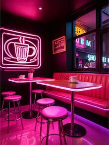 1pc Pink Flexible LED Neon Light Strip, USB Powered With Touch Switch, 1m/3m/5m Optional, DIY Atmosphere Rope Light, Suitable For Bedroom, Gaming Room, Party Home Wall Decoration - Multicolor - View 3