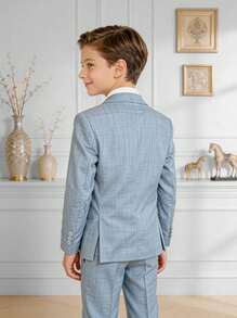 SMK Ceremonias Tween Boys Suits - Baby Blue - View 4