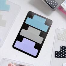 Dotted Pattern Index Tab Sticker Sheets, Multi Color T-Shaped Self-Adhesive Stickers, Decorative Photo Card Accessories For Scrapbook, Journal And Card Sleeve Customization - Multicolor - View 5