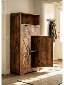 Storage Cabinets - Brown - View 1