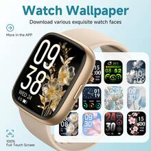 SIMSONLAB Reloj inteligente con pantalla grande HD de 4,65 cm, unisex, talla grande de 100 modos deportivos, resistente al agua IP68, grabación de 24 horas, asistente de voz, esfera personalizable, control de música, control de cámara, localización de teléfono - Multicolor - Ver 6