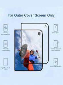 3 Packs [2026 New] 9H Tempered Glass Screen Protector Compatible With Iphone Duo, Silk Screen Black Edge, HD Clear, Anti-Scratch, Anti-Fingerprint, Shatterproof, Bubble Free, Easy Install, Case Friendly, Birthday Gift For Friends & Family - Clear - View 2