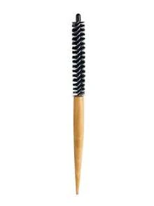 Mini Wooden Round Hair Brush Small Barrel Curling Comb Bangs Styling Brush Root Volume Hair Roller Comb Blow Dry Hair Tool For Fringe Inner Curl Styling Anti Static Hair Care Accessory - Multicolor - View 12