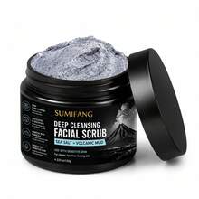 Volcanic Mud Exfoliating Cleansing Scrub: Deeply Cleanses And Exfoliates, Removes Dead Skin And Excess Oil, Improves Rough And Dull Skin Tone, And Provides Soothing, Moisturizing, And Restorative Benefits. Facial Scrub. - Facial Scrub - View 11