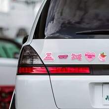 52pcs Pink Book Lover Theme Pattern Stickers Suitable For Decorating Laptop Stickers, Laptop Decals, Electronic Product Shell Decals, Phone Case Graffiti Stickers, Can Be Used For Party Gifts, Holiday Gifts, Easy To Share With Friends - 52pcs - View 9
