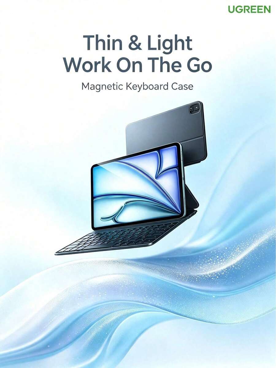 UGREEN Magnetic Keyboard For Tablet With Protective Case, Smart ...