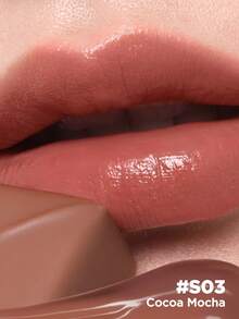 Son kem satin JUDYDOLL dạng bùn lì, đa năng, che rãnh môi, nhẹ môi, lên màu đậm, trang điểm - S03 Cacao Mocha - Xem 3
