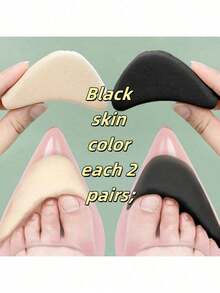 2pcs Women's Foam Forefoot Pads, Suitable For High Heels, Relieve Pain, Reduce Shoe Size, Insoles And Protective Accessories, Home Essentials, Squishy, Halloween Costume Women, Christmas Decorations For Home, Halloween Party Decorations, Bridesmaid Gifts - Multicolor - View 10