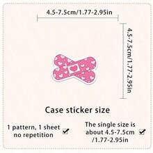 52pcs Pink Book Lover Theme Pattern Stickers Suitable For Decorating Laptop Stickers, Laptop Decals, Electronic Product Shell Decals, Phone Case Graffiti Stickers, Can Be Used For Party Gifts, Holiday Gifts, Easy To Share With Friends - 52pcs - View 3