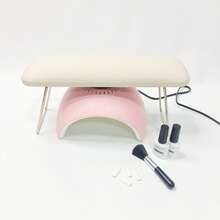 1pc Foldable Nail Arm Rest, Foldable Stand, Bottom Can Place Nail Lamp, Portable, Suitable For Mobile Nail Artists - Multicolor - View 4