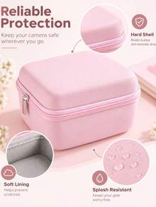Tas Kamera Digital, Tas Penyimpanan Kamera Hard Shell EVA Portabel, Tas Pelindung Tahan Air, Tahan Guncangan, dan Tahan Debu untuk Kamera Digital Kompak & Fotografi Perjalanan - View 2