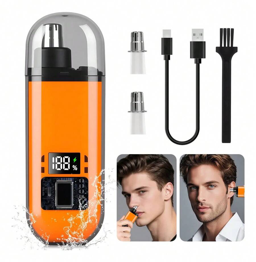 Man Shaving & Accessories And Nose Hair Trimmer - Orange - View 1