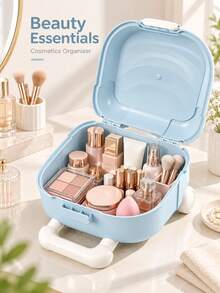 Suitcase, Carry-On Luggage, Travel Case-A Rolling Suitcase With A Retractable Handle. Lightweight And Portable, It Makes An Exquisite Holiday Gift - Multicolor - View 6