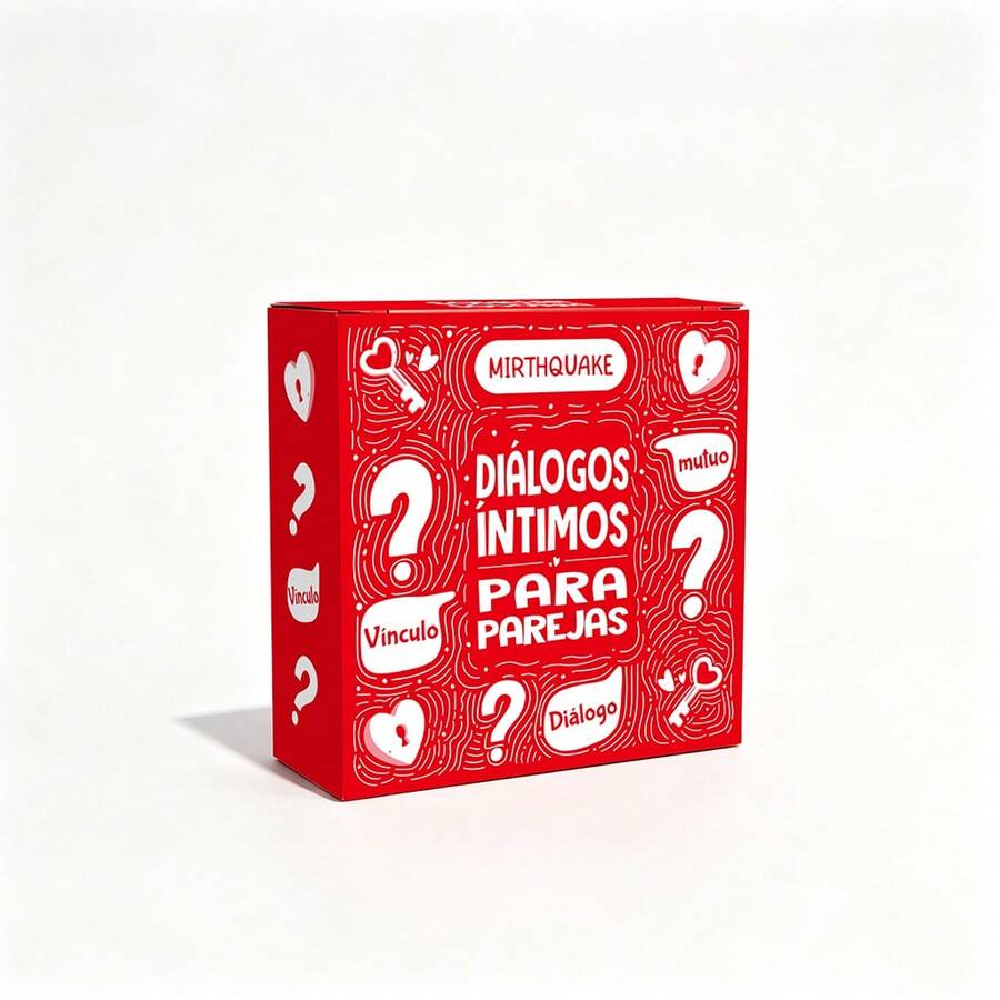 Diálogos Íntimos Para Parejas Couple Conversation Card Game, Spanish Intimate Talk Tabletop Game, Great For Christmas, Game Party, Perfect Gift For Couples, Romantic Date Night Interactive Game