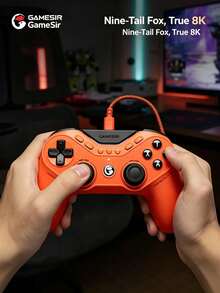 GAMESIR Nine-Tailed Fox 8K Symmetric Wired Gaming Controller, 8000Hz Polling Rate, FPS, Switch, PC, Steam, Zero Latency - View 6