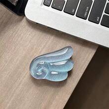 Fresh Cute Wing Glitter Solid Color Phone With Adhesive Backing, Retractable And Foldable, Fits All Phones - Wing Bracket - View 4