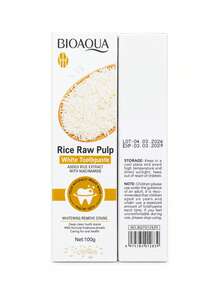Bioaqua Rice Pulp Whitening Toothpaste 100g - Fresco - View 5