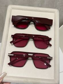 3 Pairs Women's Vintage Style Frame Glasses Set, Perfect Blend Of ...