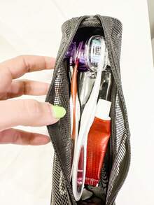 Travel/Home Toothbrush Holder, Portable Travel Toothbrush Dust Cover, Storage Box, Portable Toothbrush Head Protective Sleeve, Bathroom Decor, Toothbrush Protection Device, Portable Travel Toothbrush Head Storage Clip, Halloween, Christmas - Multicolor - View 5