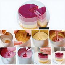1PC Round Cake Ring Mold, Stainless Steel 3.94 Inch Dessert Mousse Mold, Cooking Ring, Tuna Tartare Mold - View 6