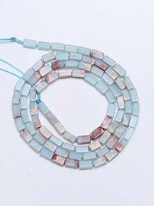 1 Strand 2x4mm Natural Stone Beads Rectangle Cube Tiger Eye Labradorite Lapis Lazuli Quartz Loose Beads For Jewelry Making DIY Accessries - Multicolor - View 12