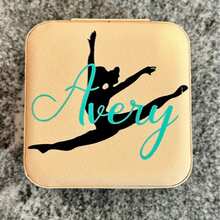 1pc Personalized Name Customized Jewelry Box Storage Box, UV Printed Colorful Indoor Home Storage, Decorative Birthday Gift - Multicolor - View 5