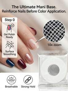4.5 Meters Long Nail Repair Stickers For Cracked Broken Nails, Reinforced Silk Nail Wrap Patches For Split Nail Protection, Breathable Self-Adhesive Strength Tape To Prevent Secondary Injury, Professional Manicure Care Tool For Natural Nails - A - View 2