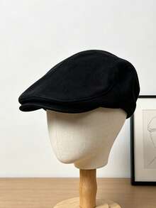 1PC Unisex Newsboy Cap, Medieval Retro Elegant Gentleman Hat, Flat Cap, Suitable For Travel, Vacation, Daily Life And Other Occasions - Baseball Cap - View 1