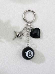 1pc Dice Pendant Keychain - Cute Bag Wallet Handbag Accessory - Y2K Aesthetic Key Chain Unisex Perfect Christmas Gift Choice - Multicolor - View 8