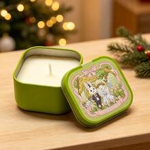 Tulip Cute Rabbit Tin Can Aromatherapy Candle Indoor Smokeless High Beauty Birthday Gift Companion Gift Interior Set Gift(Without Flowers) - Multi Scents - View 14
