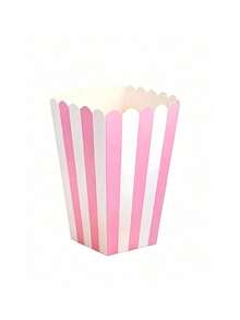 Striped Popcorn Boxes Movie Popcorn Boxes Candy Boxes Snacks Containers For Movie Theatre Suitable For Placing Popcorn French Fries Fried Chicken Snacks Food Decorative Tableware For Birthday Party Party Supplies Camping Kitchen Essentials - Multicolor - View 13