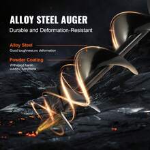 Earth Augers - Orange + Black - View 3