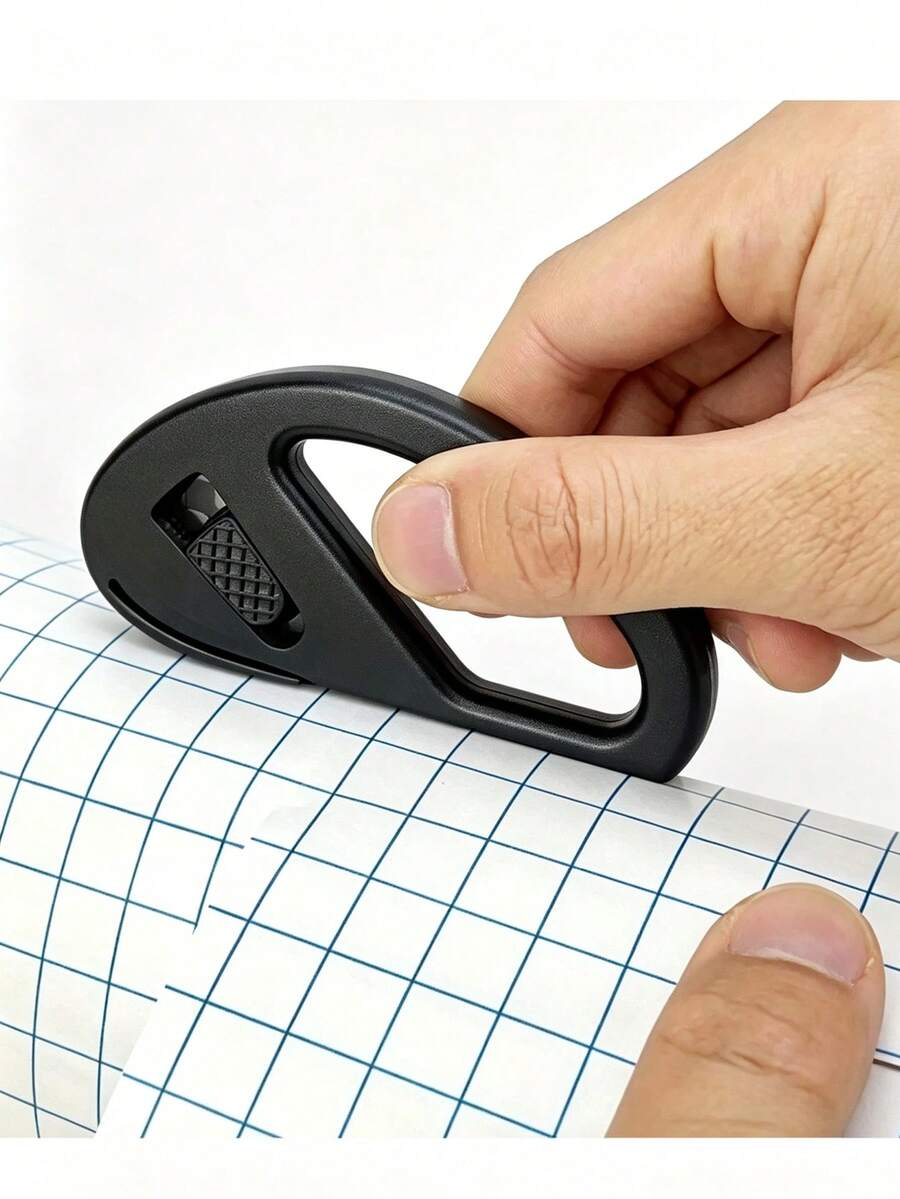 Wrapping Paper Cutter, Christmas And Birthday Gift Wrapping Cutting Tool, Gift Wrapping Cutter, Creative Kraft Paper Craft Paper Roll Sliding Line Cutting Trimmer - A - View 1