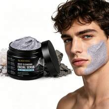 Volcanic Mud Exfoliating Cleansing Scrub: Deeply Cleanses And Exfoliates, Removes Dead Skin And Excess Oil, Improves Rough And Dull Skin Tone, And Provides Soothing, Moisturizing, And Restorative Benefits. Facial Scrub. - Facial Scrub - View 8