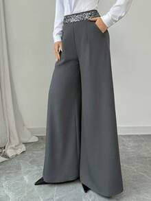 Women Pants - Grey - View 2