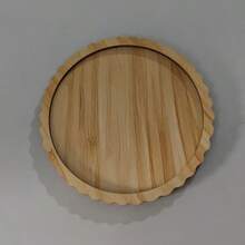 Wooden Candle Holder Base Aromatherapy Candle Display Tray Holiday Scene Decoration Round Candle Plate - Multicolor - View 6