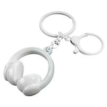 Earphone Keychain, Cute Earphone Bag Pendant, Suitable For Music Lovers' Backpack Bag Pendant, Wallet Car Key Accessory - Multi-color - View 1