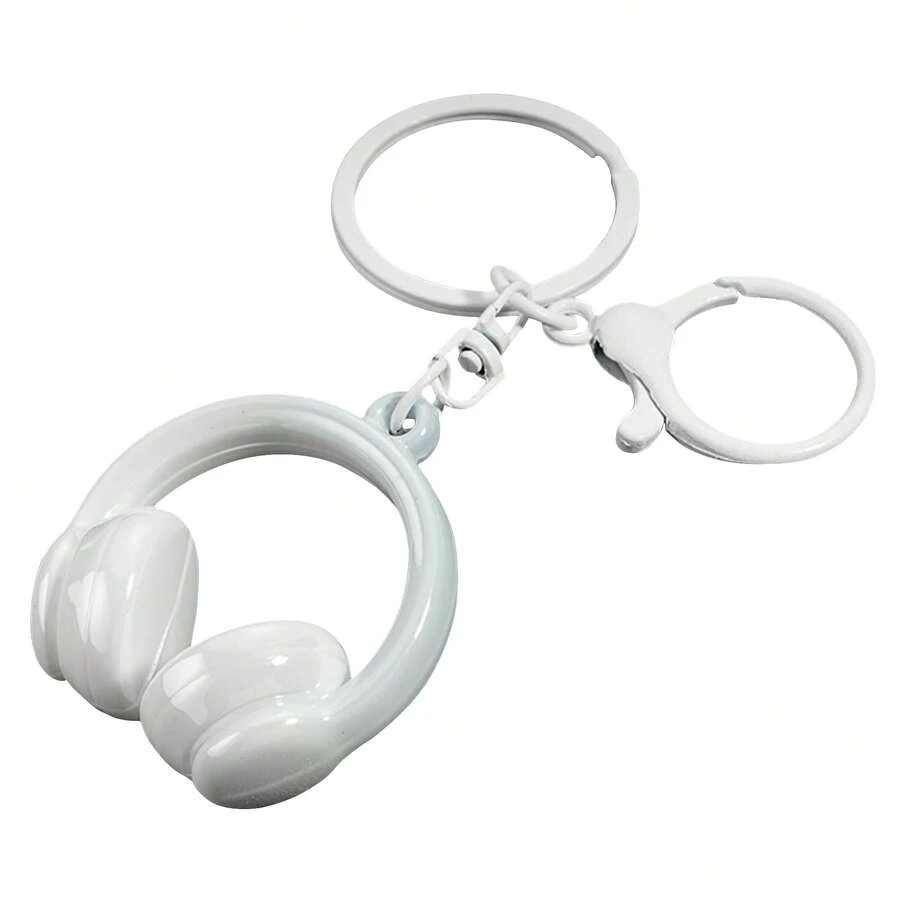 Earphone Keychain, Cute Earphone Bag Pendant, Suitable For Music Lovers' Backpack Bag Pendant, Wallet Car Key Accessory - Multi-color - View 1