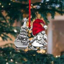 1pc Christmas Tree Pendant, Christmas Tree Hanging Ornament, Christmas Holiday Pendant, Pendant, Water Drop, Decorative Ball - Multiple Styles - View 11