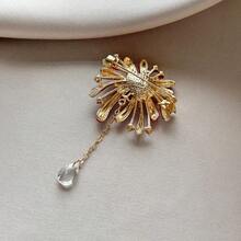 1pc Elegant Zinc Alloy Fireworks Brooch Suitable For Spring Summer Autumn Winter Daily Wear - Red - View 6