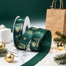 10 Yards/Roll Christmas Gift Party Baking Box Decoration Sealing Ribbon, Woven Ribbon Packaging Decoration Bow Ribbon, Premium New Style - View 16