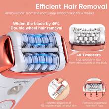 1pc Women's Electric Shaver, Home Use Washable Roller Epilator, USB Rechargeable Intimate Hair Trimmer, Razor - View 8