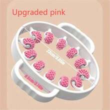 360° Muscle Roller 9-Wheel Ring Leg Massager Suitable For Calves, Legs, Arms, Tennis Elbow And Golf Elbow Plastic Fascia Muscle Roller Fat Burning Trigger Point Release Perfect Mother's Day Gift - Multicolor - View 7