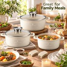 Pot Sizes And Silicone Handle Covers, 2 Styles Selectable - View 3